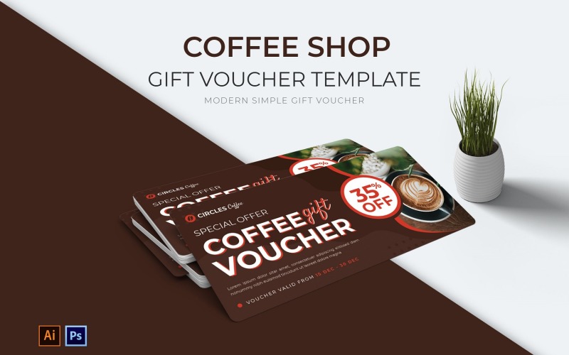Coffee Shop Gift Vouchers Corporate Identity