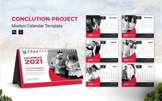 Conclution Project Desk Calendar Planner