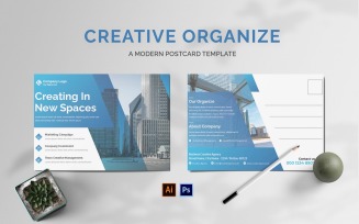 Creative Organize Postcard
