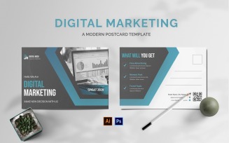 Digital Marketing Post Card