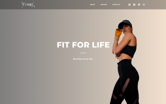 Fitort - Sporting Html Landing Page Template.
