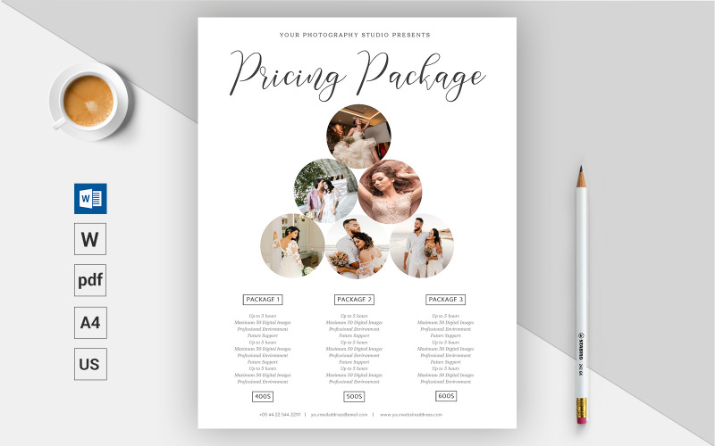 Free Fredrick - Photography Pricing Package Free Corporate Identity