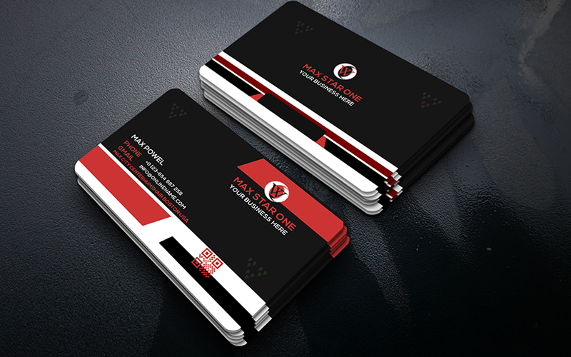 Modern Business Card so-38 Corporate Identity