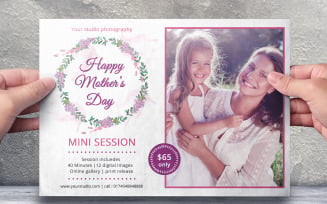 Mother's Day Photography Mini Session Corporate Identity Template