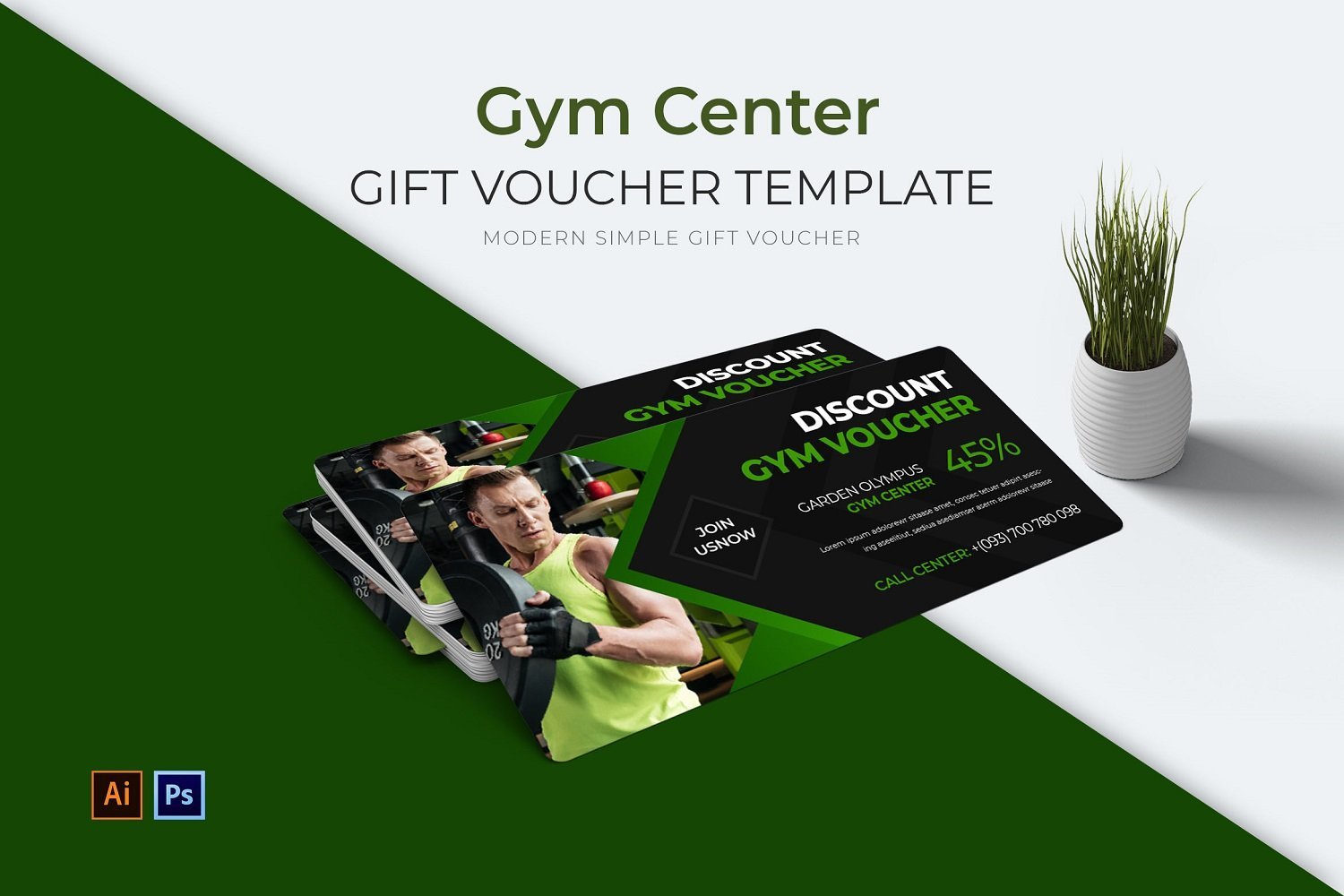 Template #181001 Voucher Gift Webdesign Template - Logo template Preview