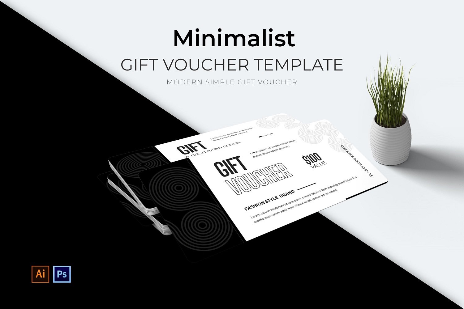 Kit Graphique #181003 Gift Voucher Divers Modles Web - Logo template Preview