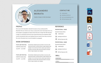 Alesandro Professional Resume Template