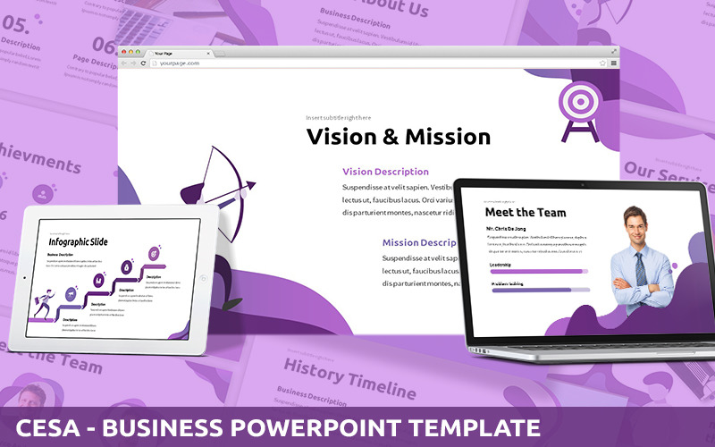 Cesa - Business Powerpoint Template PowerPoint Template