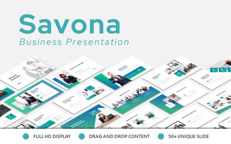 Savona Business Powerpoint Presentation PowerPoint Template