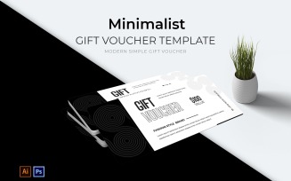 Simple Minimalist Gift Voucher