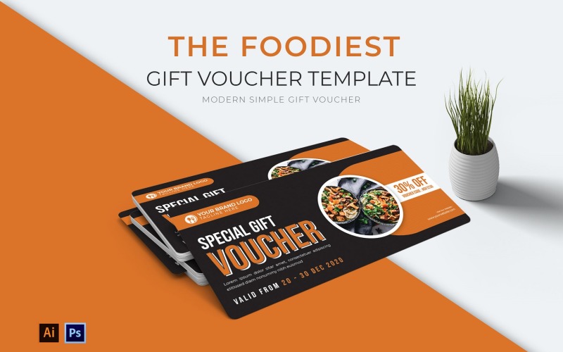 The Foodiest Gift Voucher Corporate Identity