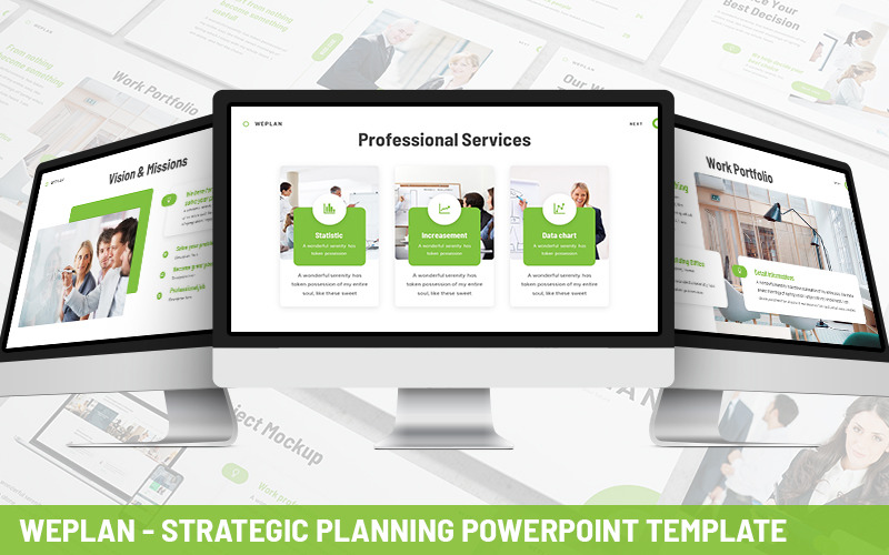 Weplan - Strategic Planning Powerpoint Template PowerPoint Template