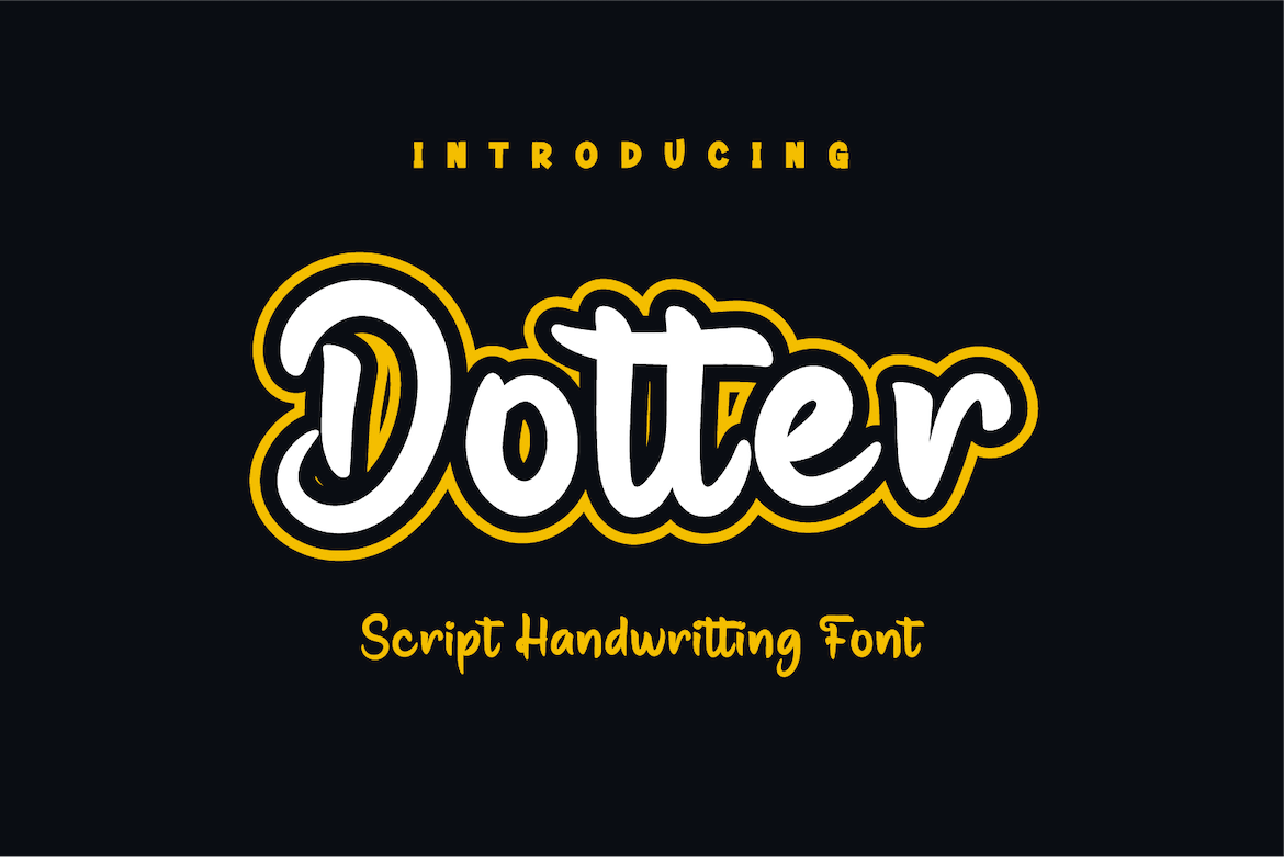 Dotter - Beautiful Handwriting Font