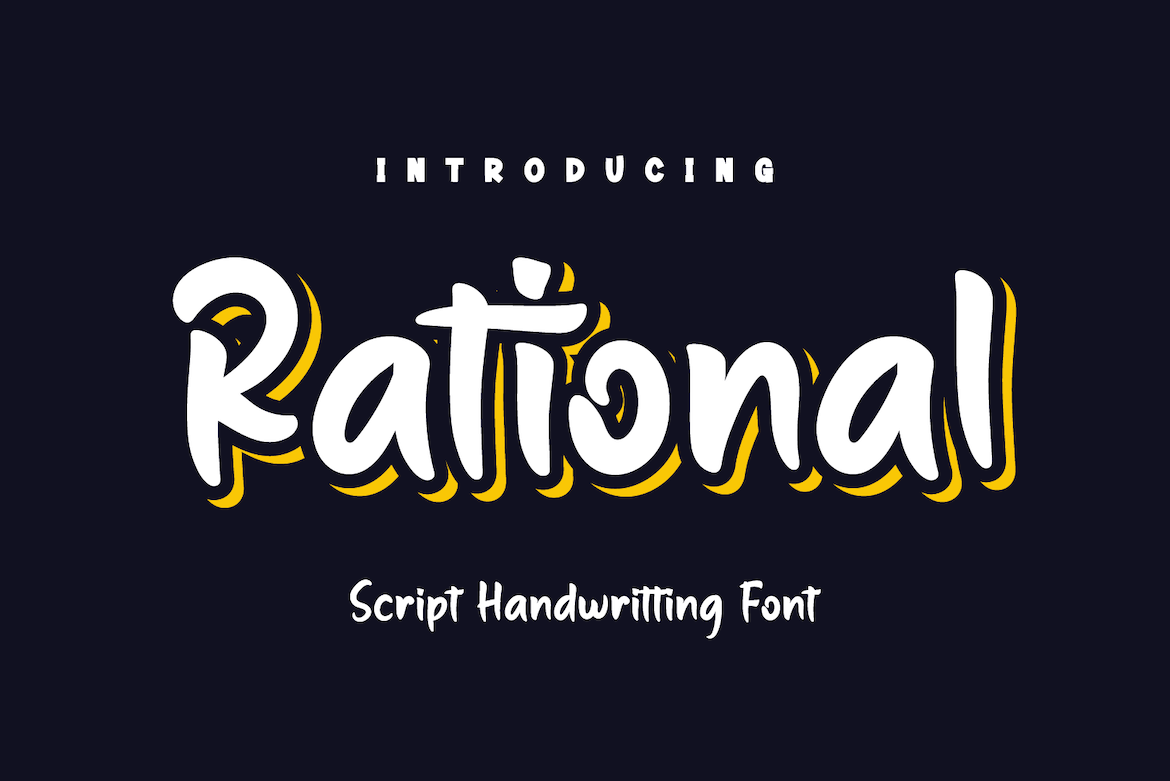 Rational - Beautiful Handwriting Font