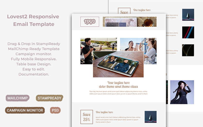 Kit Graphique #181189 Template Email Web Design - Logo template Preview