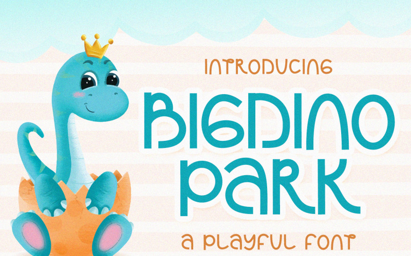 Bigdino Park - A Playful Font