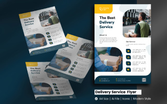 Delivery Service Brochure Corporate Identity Template