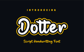 Dotter - Beautiful Handwriting Font