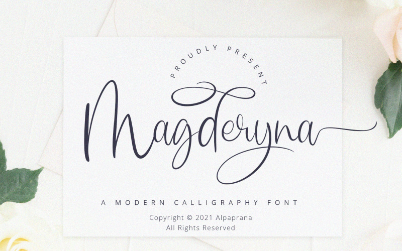Magderyna - Modern Calligraphy Font