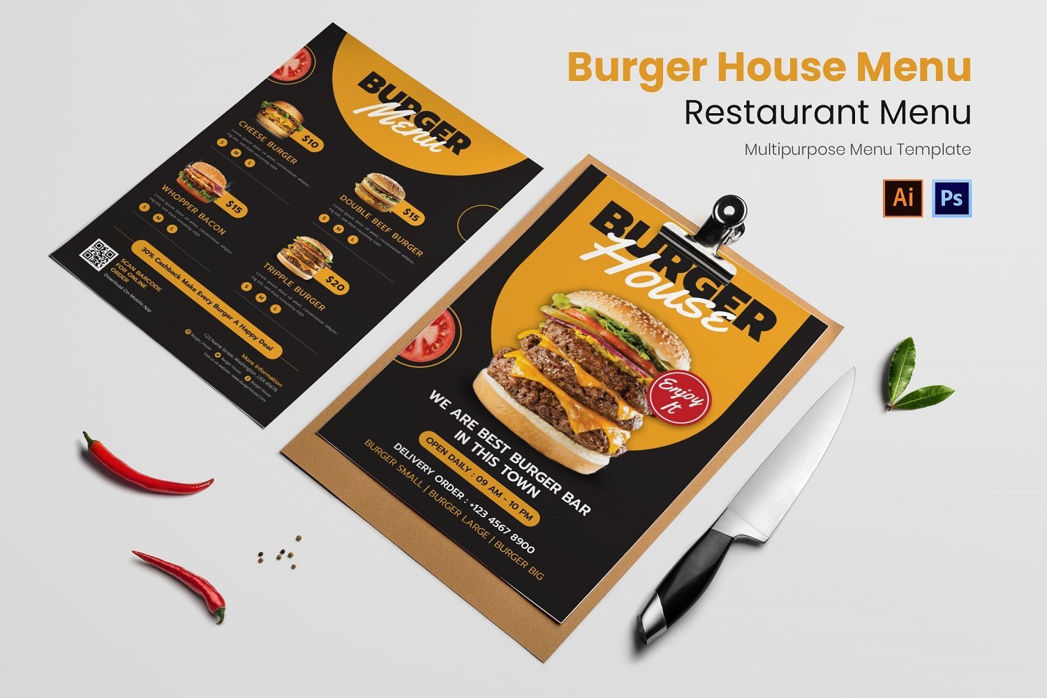 Template #181206 Menu Business Webdesign Template - Logo template Preview