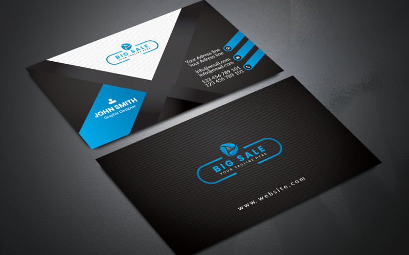 Editable Professional Business Card Corporate Identity
