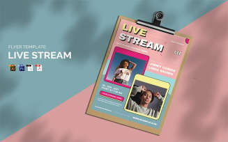 Live Stream - Flyer Template
