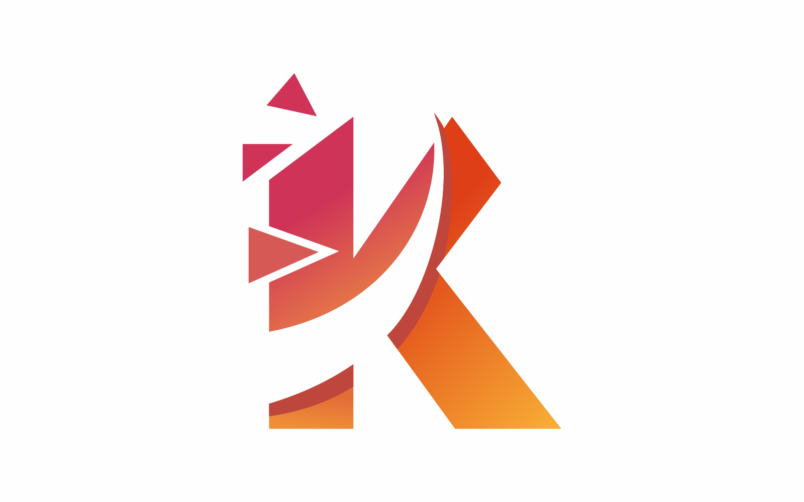 Letter K Digital Logo Template