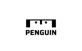 M Penguin - Logo Template
