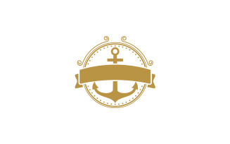 Marine Retro Emblems Logo template