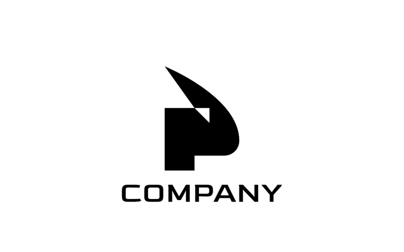 P Rabbit - Technology Logo Logo Template
