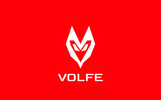 V Wolf Logo - Premium Corporate