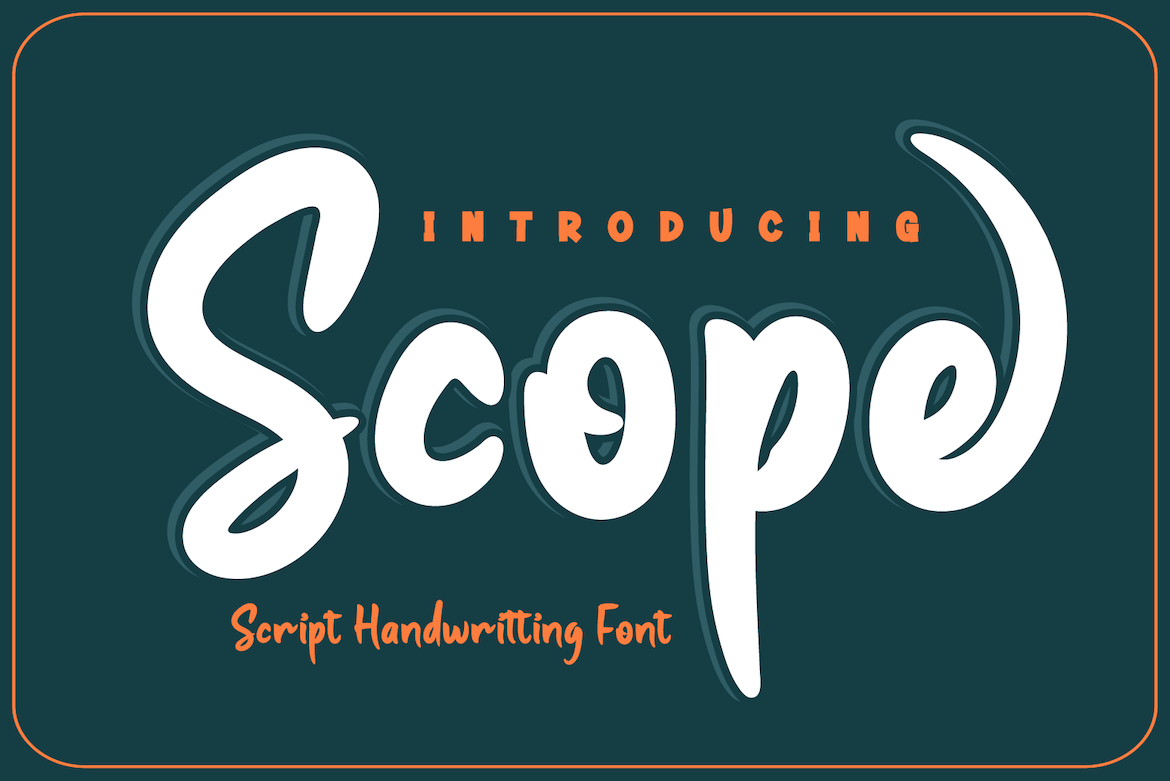 Scope - Beautiful Handwriting Font
