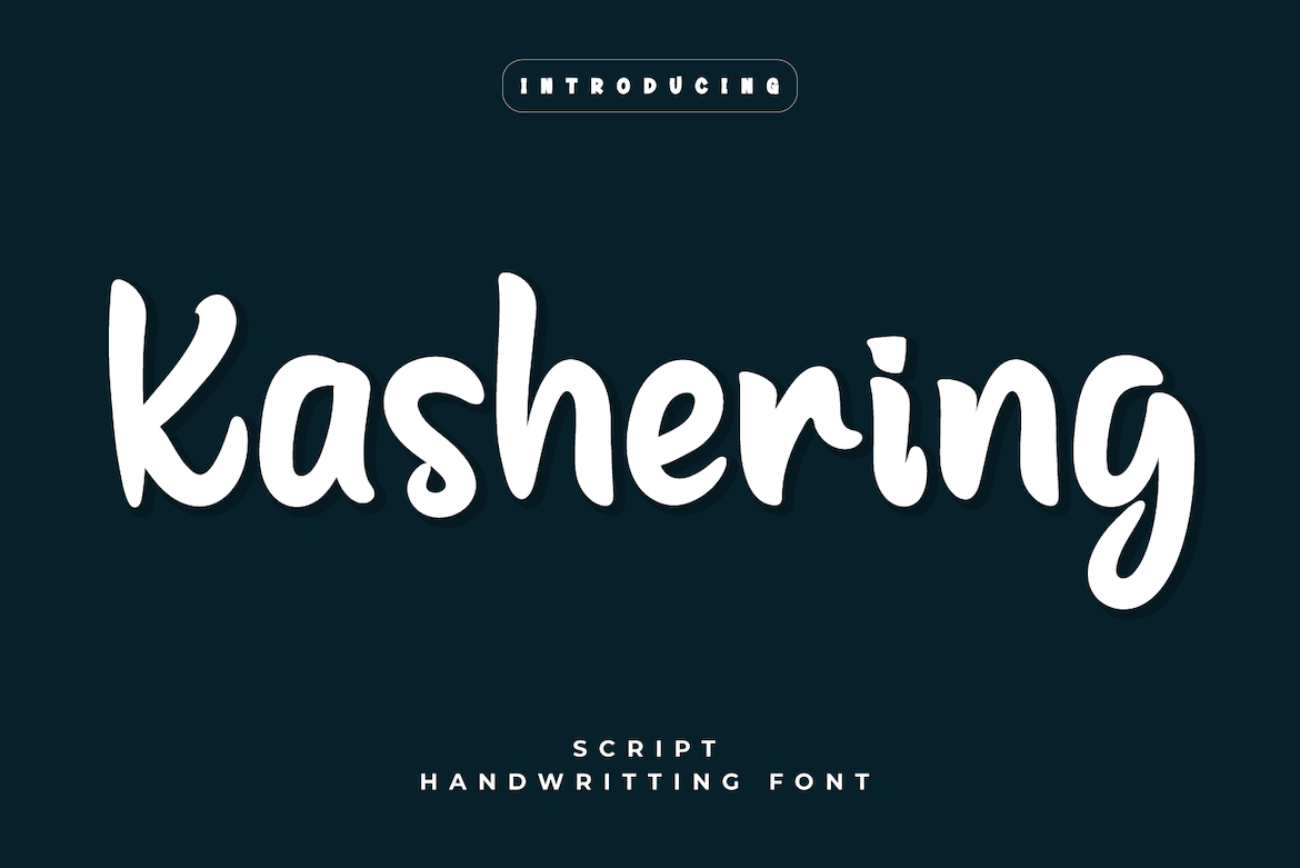 Kashering - Beautiful Handwriting Font