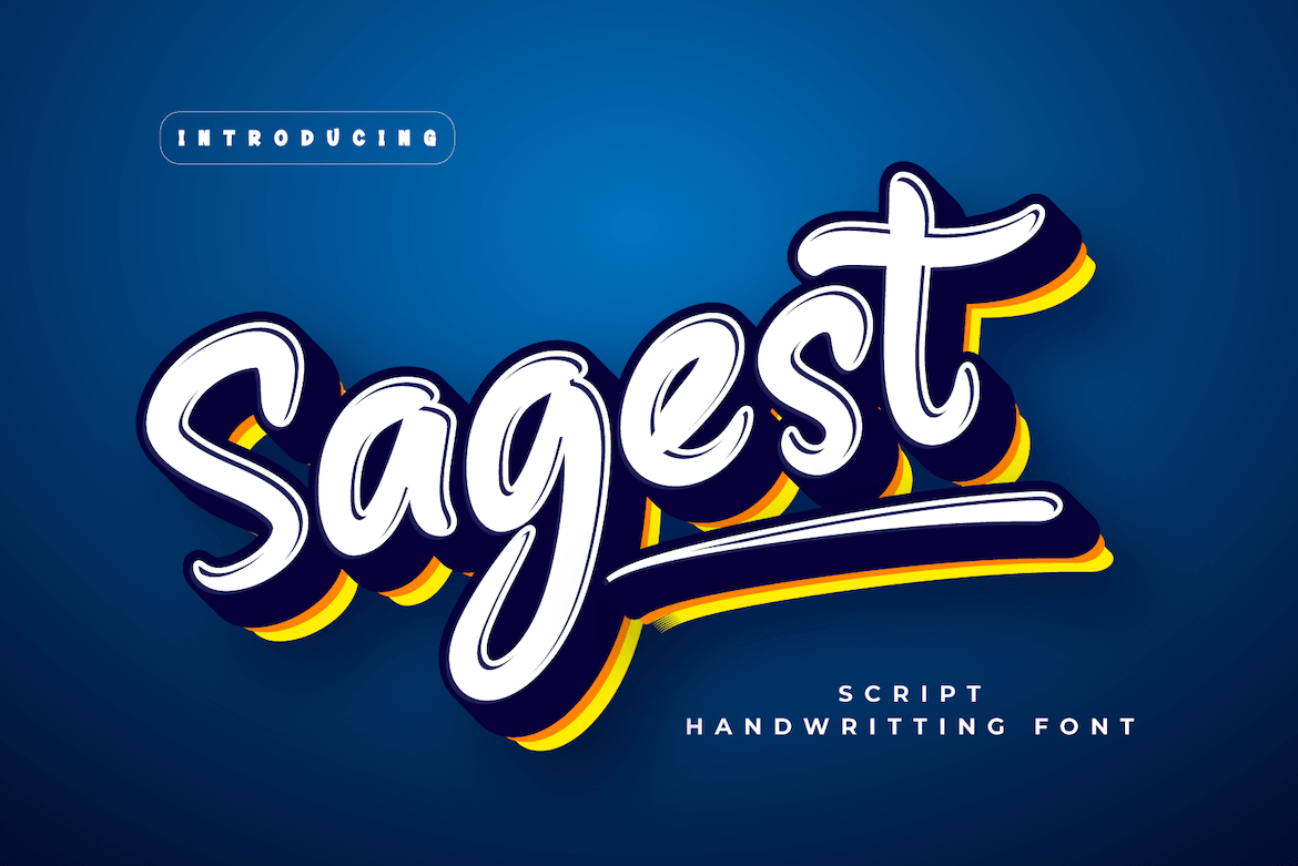 Sagest - Beautiful Handwriting Font