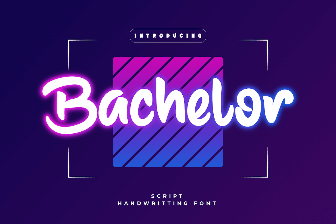 Bachelor - Beautiful Handwriting Font