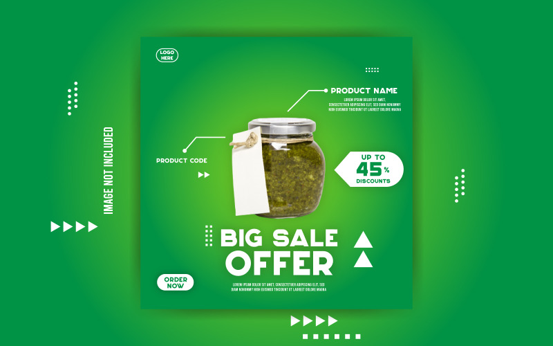 Big Sale Offer Promotional Sale Banner Corporate Identity