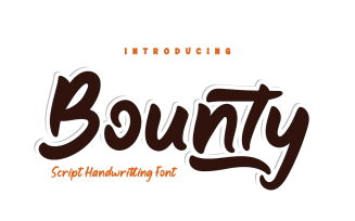 Bounty - Beautiful Handwriting Font