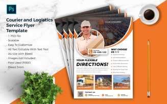 Courier & Logistic Flyer Template vol.05