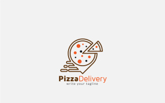 Pizza Delivery Logo Design Template