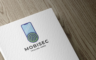 Professional Mobile Security Logo template