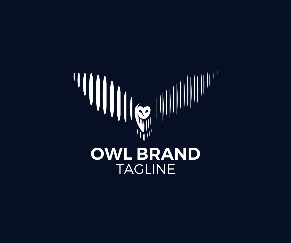 Template #181711 Logowhite Owlowl Webdesign Template - Logo template Preview