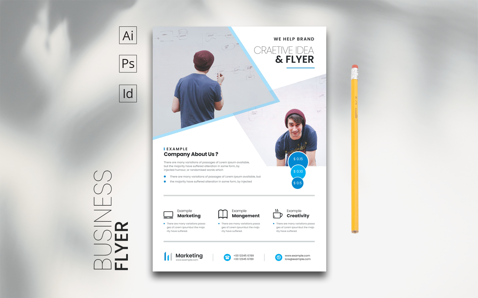 Template #181739 Flyer Business Webdesign Template - Logo template Preview