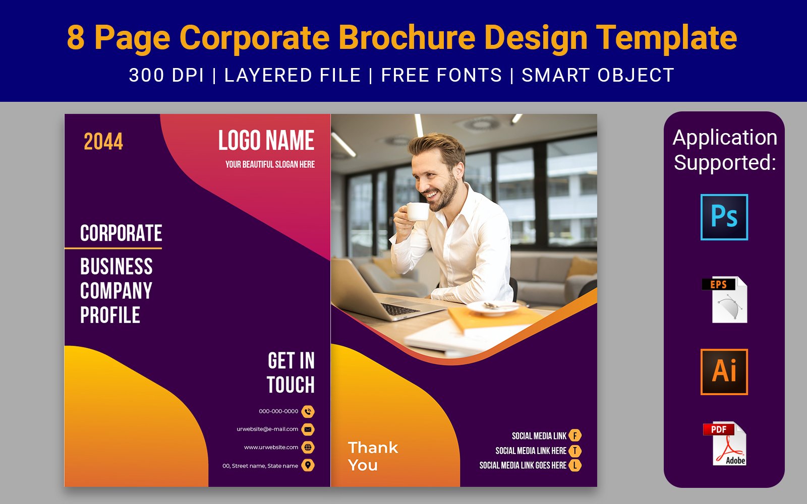 Template #181743 Advertising Annual Webdesign Template - Logo template Preview