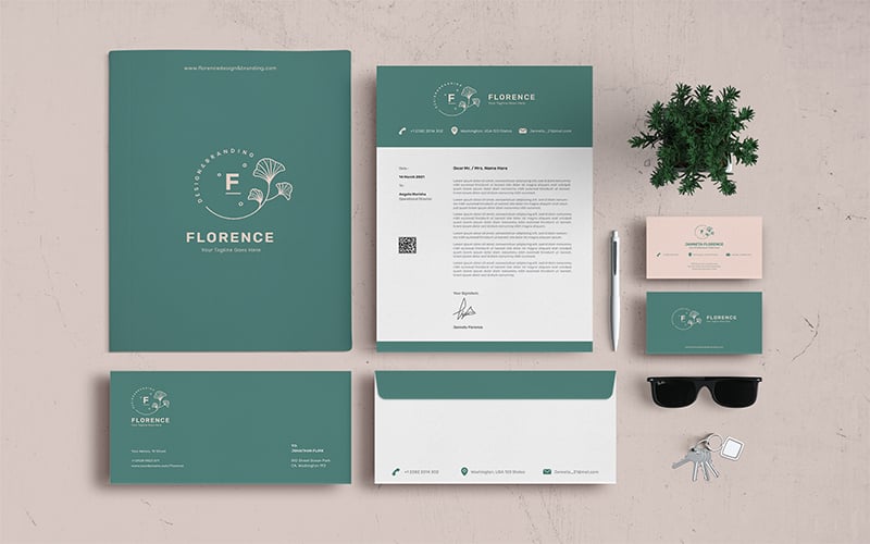 Template #181747 Identity Stationery Webdesign Template - Logo template Preview