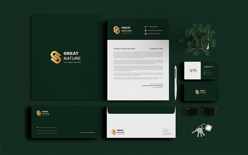 Kit Graphique #181748 Branding Identity Divers Modles Web - Logo template Preview