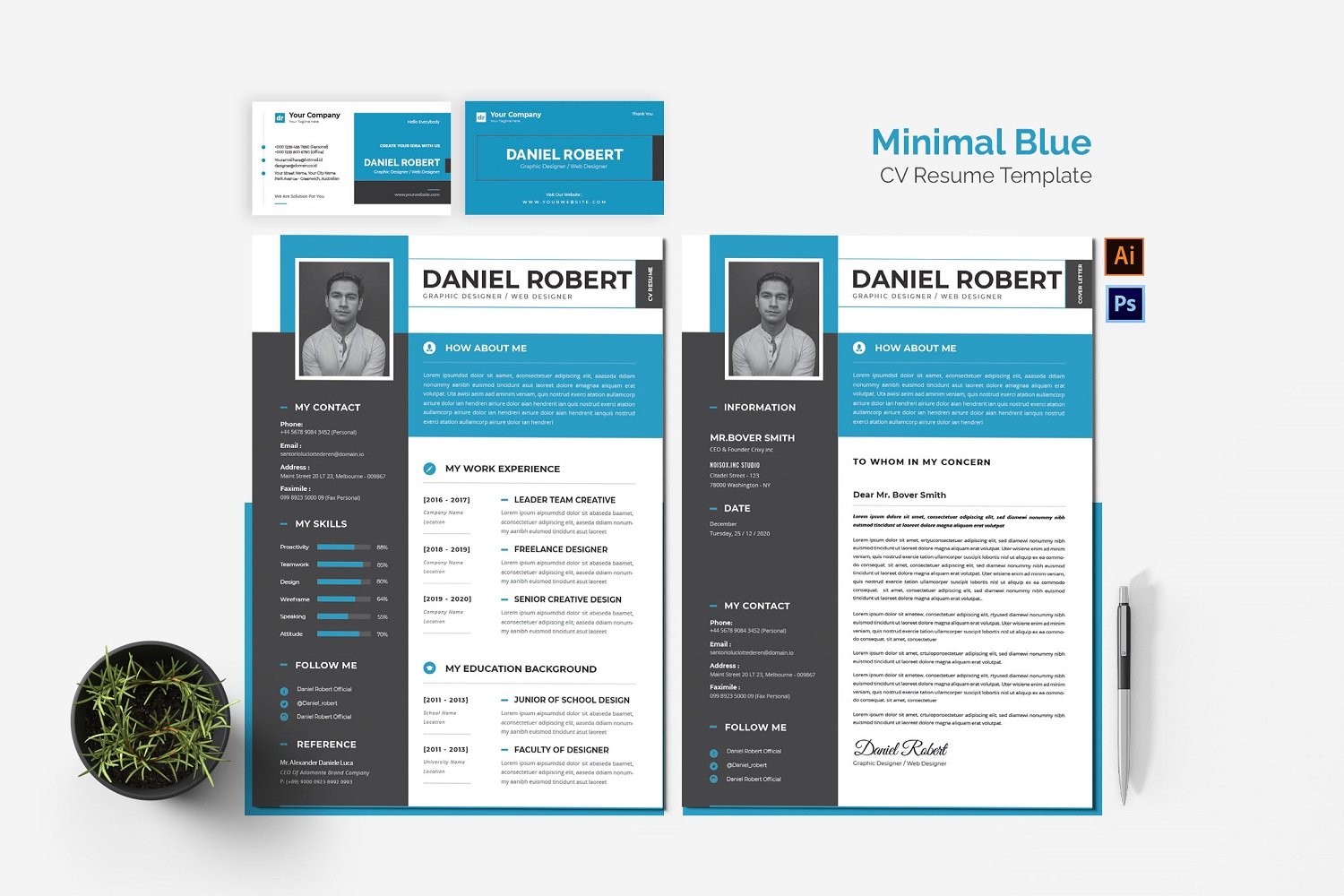 Kit Graphique #181767 Resume Cv Divers Modles Web - Logo template Preview