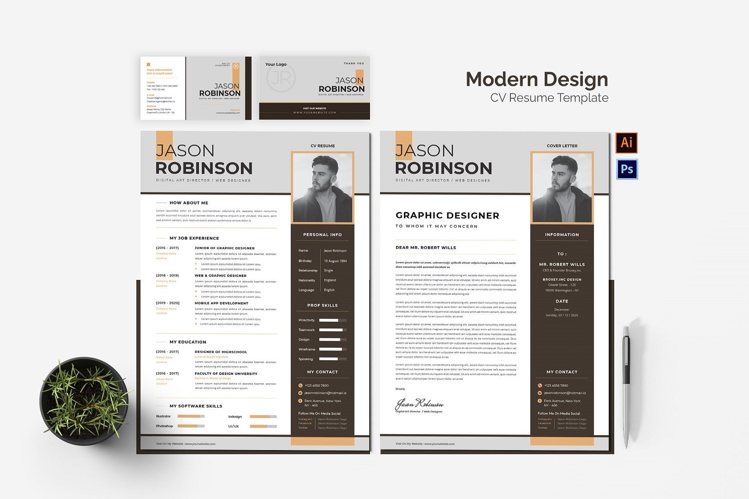 Kit Graphique #181769 Resume Cv Divers Modles Web - Logo template Preview