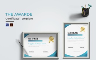 Awarde Certificate Template