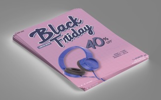 Black Friday Sale Flyer Corporate Identity Template