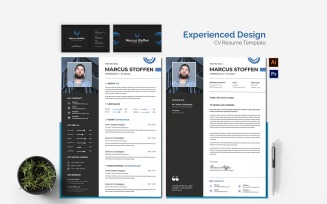 Experienced Design CV Printable Resume Templates